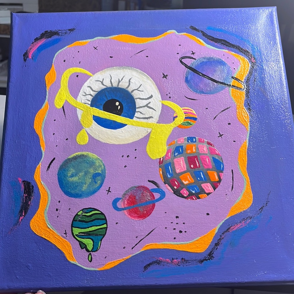 Cool picture of planets my daughter wants to be an artist